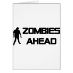 zombies ahead icon cards