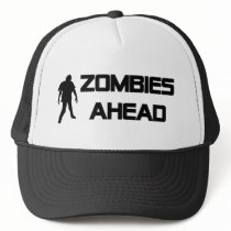 zombies ahead icon hats