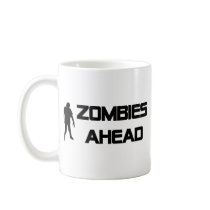 zombies ahead icon mugs