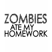 Zombies at my Homework t-shirts