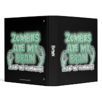 Zombies Ate My Brain binders