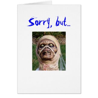 Zombies Ate My Brain Greeting Card