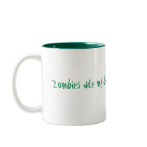 Zombies ate my brains! mugs by yellowducky Zombies ate my brains! mugs