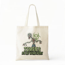 Zombies Ate My Homework Canvas Bags