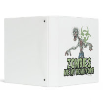 Zombies Ate My Homework Vinyl Binders