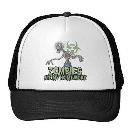 Zombies Ate My Homework Hat