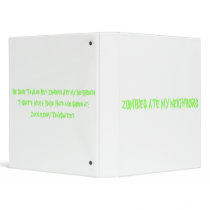 Zombies Ate My Neighbors Binder