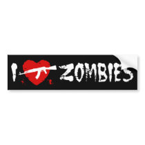 Zombies Bumper Sticker