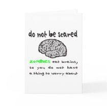 ZOMBIES EAT BRAINS T-SHIRTS AND GIFTS cards