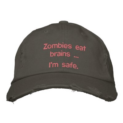 Zombies Embroidered Hat Zombies Embroidered Hat