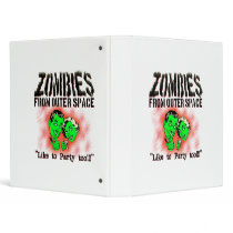 Zombies from Outer Space binders