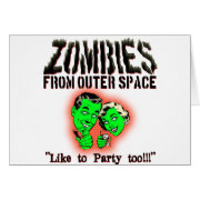 Zombies From Outer Space! card
