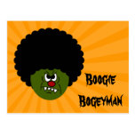 Zombies Go Boogie at the Disco on Halloween Post Card