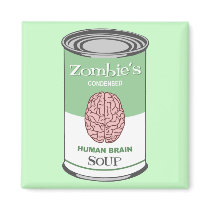 Zombie's Human Brain Soup Magnet