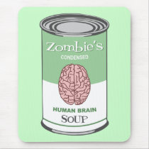 Zombie's Human Brain Soup Mousepad