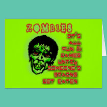 Zombies Humor cards