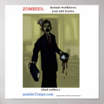 Zombies - Instant Workforce Print