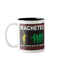 Zombies: Machetes Don't Run Out of Ammo mugs
