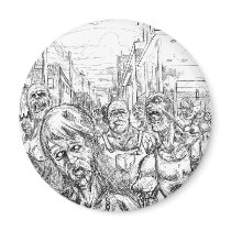 Zombies! magnets