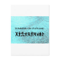 Zombies on Parade Postcard