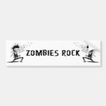 zombies rock bumper stickers