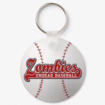 ZOMBIES Undead Baseball - keychain