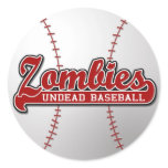 ZOMBIES Undead Baseball - sticker