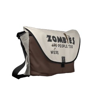 Zombies Were People Too rickshaw_messengerbag