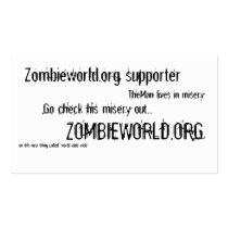 zombieworld.org card business cards by Rolfero zombieworld.org card business cards