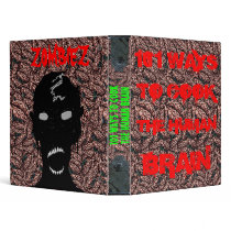ZombieZ 101 WAYS TO COOK  BRAIN RECIPE BINDER