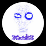 ZombieZ BlueDeath Large Sticker stickers