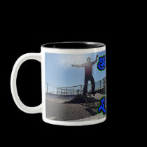 ZombieZ  BOARDSLIDE SKATE 4 LIFE  TALL COFFEE MUG.