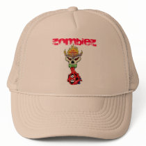 , ZombieZ Twisted 8Ball Truckers Cap Mesh Hats
