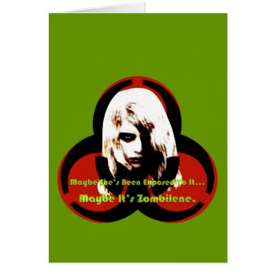Zombilene of The Living Dead Card by JaZilla