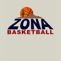 zona basketball t-shirt
