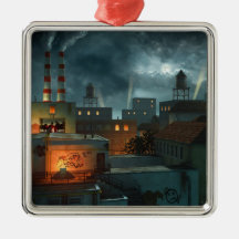 Zone Industrielle - Night Christmas Ornaments