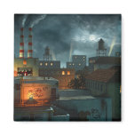 Zone Industrielle - Night Fridge Magnet