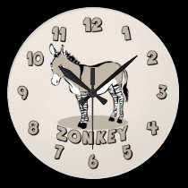 Zonkey wall clocks