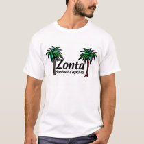 ZONTA WITH PALMS t-shirts by VJONES49 ZONTA WITH PALMS t-shirts