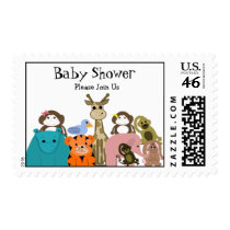 Zoo Animal Baby Shower Postage