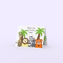 Zoo Animal Thank You cards