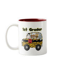 Zoo Animals 1st Grade Tshirts and Gifts Mug