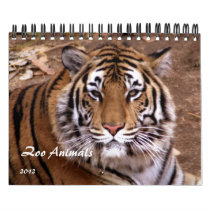 Zoo Animals 2012 Calendar