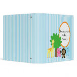 Zoo Animals Baby Boy Photo Binder