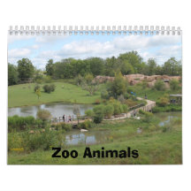 Zoo Animals Calander Calendars