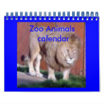 Zoo Animals calendar
