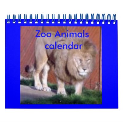 Zoo Animals calendar by horseygirl19