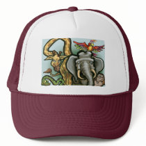 Zoo Animals Mesh Hat