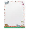 Zoo Animals Letterhead