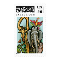 Zoo Animals postage